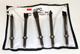 Фото: Комплект длинных зубил для пневматического молотка (JAH-6833H), 5 предметов